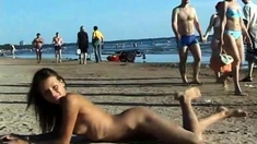 Nude Beach swingers beach