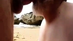 Beach Blowjob