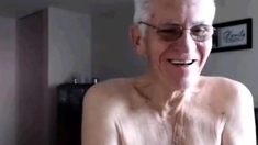 grandpa strips off