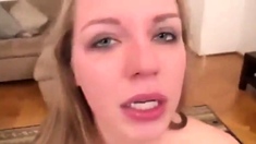Tough Blond In Rough Sex Getting Hard Face Slaps