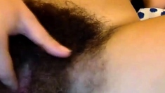 Beautiful Hairy Young Pussy