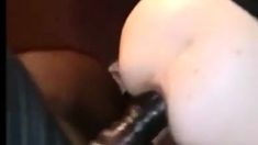 Huge cock fucking deep