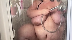 Dildo solo 49 years BBW housewife with big boobs