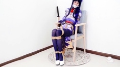 Gensin cosplay bondage