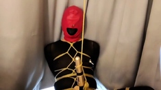 frogtied dildo gag mask