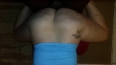 big booty white girl riding in black dick