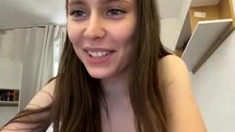 Brunette Solo Webcam Masturbation