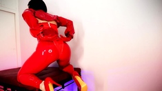 Bdsm bitch toys ass and pierced pussy in fetish hd solo