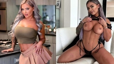 Lesbian Babes with Big Boobs Using Vibrators