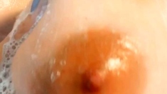 Big boobs milf masturbates with her dildo