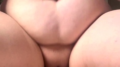 Bbw woman solo toying masturbation