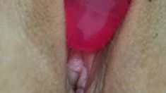 Big titted blonde milf solo toying