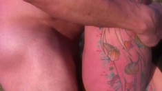 Outdoor amateur ass fuck