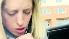 Amateur Blond Give Nice POV Blowjob