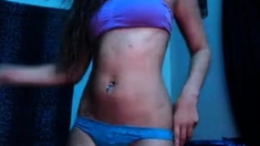 Amateur brunette ariana marie solo toying