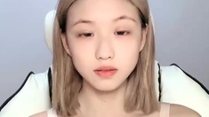 Asian small tit girl masturbating