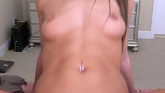 Gorgeous girl get's fucked, filmed in POV