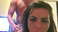 Classy Amateur Teen Fucked Deeply Doggystyle