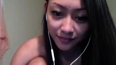 Webcam Asian chick anal masturbation tease