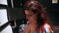 Charlie Glory Hole Blowjob