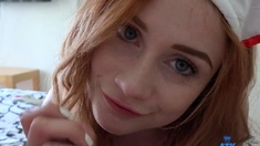 Wet and messy amateur blowjob and handjob