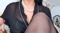 Hottest brunette solo webcam masturbation 2