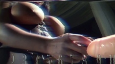 Real amateur Rosalinda flashes her big boobs and fucked