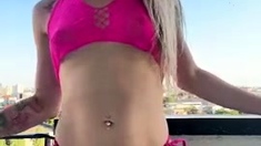 Amateur Webcam Cute Teen Plays Solo with Big Dildo