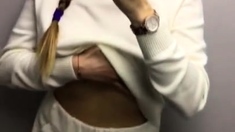 Julia red on the train