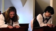 Femdom with spanking