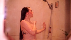 Fabulous Softcore Solo Shower Tease