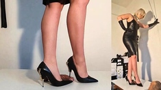 Lady Latisha – Cbt Trample Board – Versace Stilettos