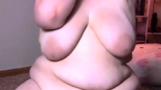 Cute Curly Brunette Solo Webcam Masturbation