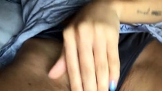 Hot Brunette Amateur Masturbates to Real Orgasm on Webcam