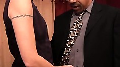 Tai Ellis Latches On To A Black Cock And Starts Giving Him Head