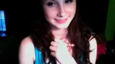 cute tight teen flashes on webcam chat