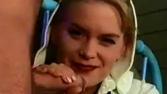 Svenska Blonde Blowjo Och Ansikts