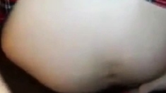 White sissy takes black cock bareback